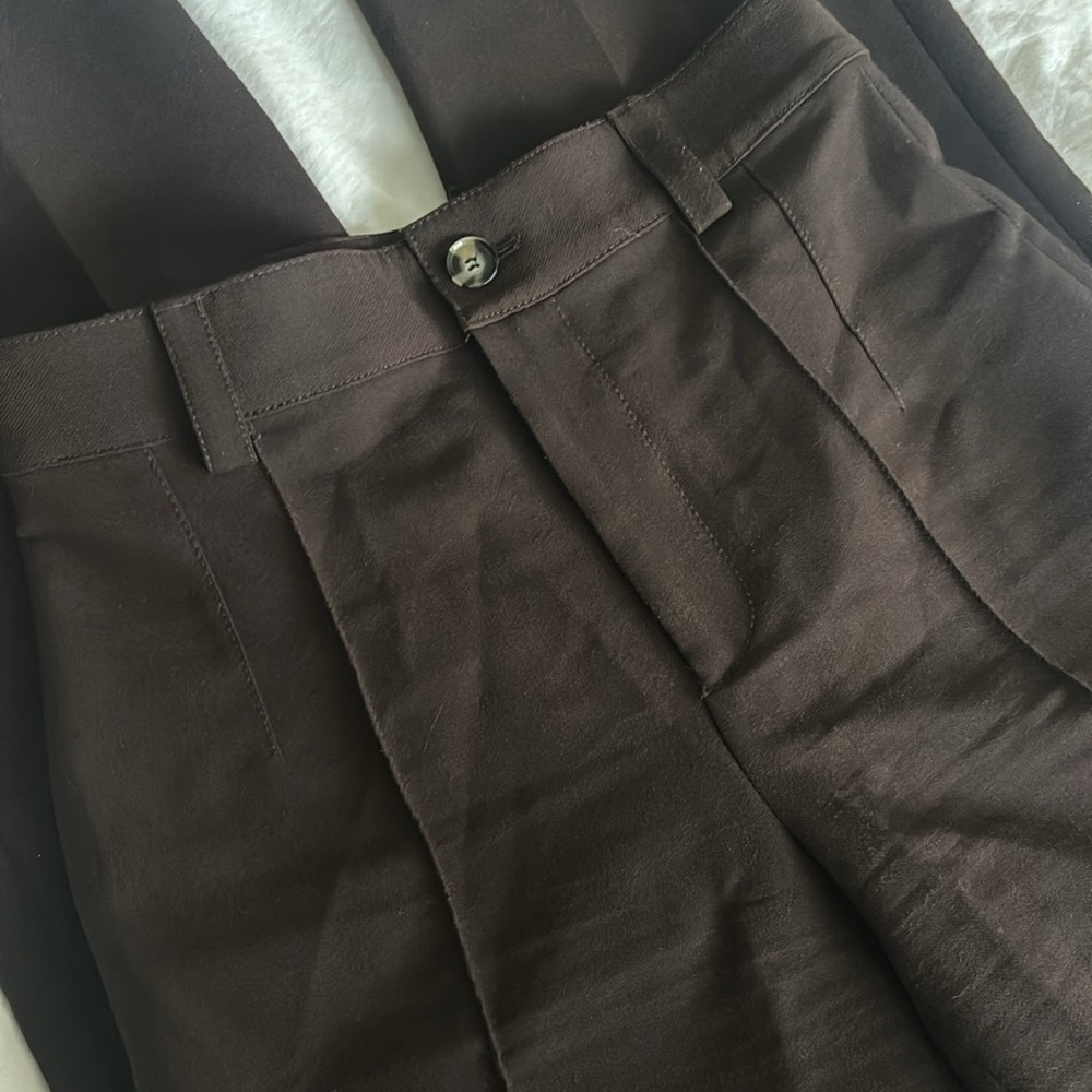 Zara Brown Women's Pants - Picture 4 of 9